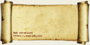 Vesna Belić vizit kartica